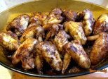 Ailes de poulet confites aux épices