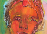 L'ange roux - peinture au fil du temps - 2008