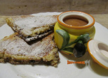 Crêpe impériale autrichienne aux pépites de chocolat et aux pommes - Kaiserschmarrn