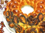 Pain festif tressé moldave (Colac moldovenesc) - Recette en vidéo