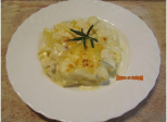 Gratin de pommes de terre au fromage de chèvre et romarin