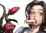 Character Design - La plante gourmande
