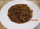Sarrasin aux champignons et carottes
