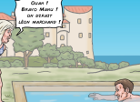 Macron, champion de natation !