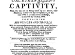 A Narrative of Colonel Ethan Allen's Captivity