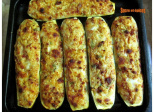 Courgettes farcies au chorizo et mozzarella