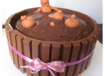 Gâteau bain de boue de cochons