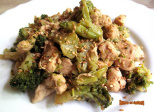 Poulet et brocoli sautés au sésame