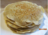 Crêpes au lait fermenté et à la banane