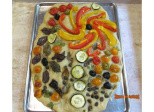 Focaccia ou fougasse ornementée