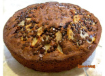 Gâteau au chocolat, noix et poires