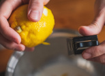Crème de citron ou Lemon curd avec des oeufs entiers