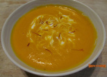 Velouté de carottes au safran