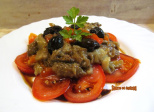 Salade de poivrons et aubergines marinés