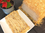 Gâteau Napoléon facile à la crème de pommes - Recette en vidéo