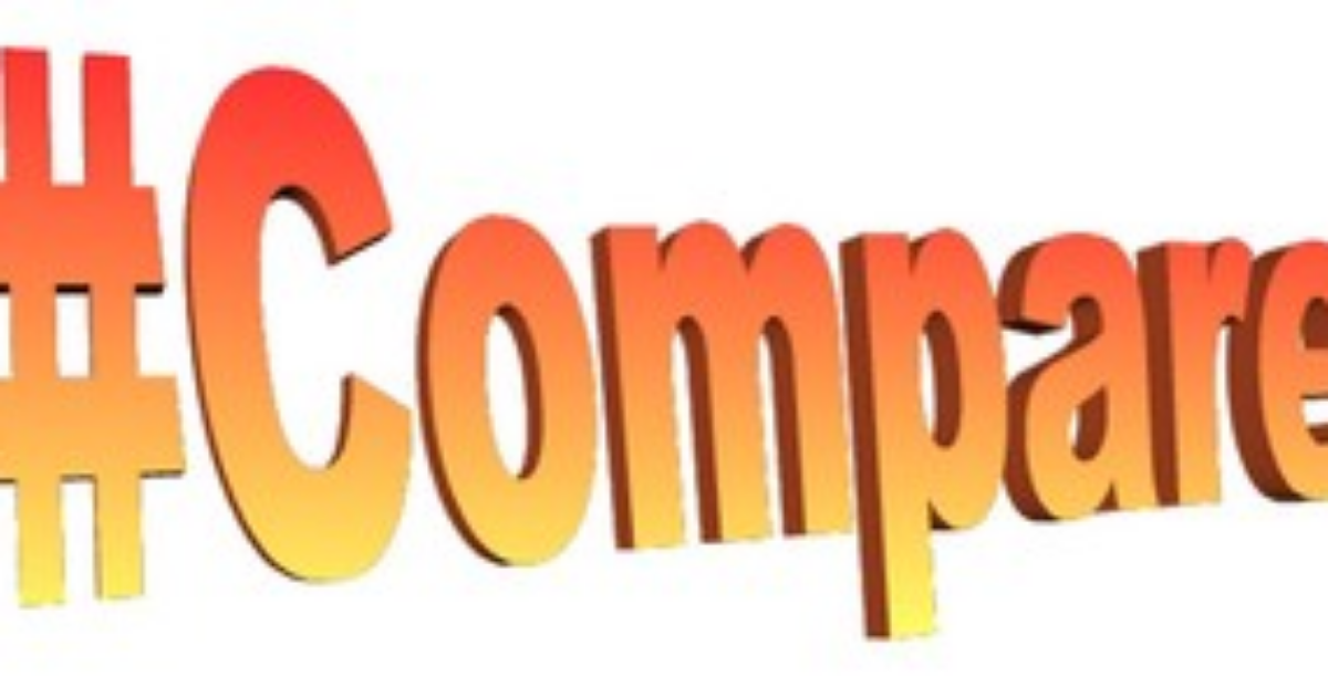 comparer….ce qui est comparable ! 
