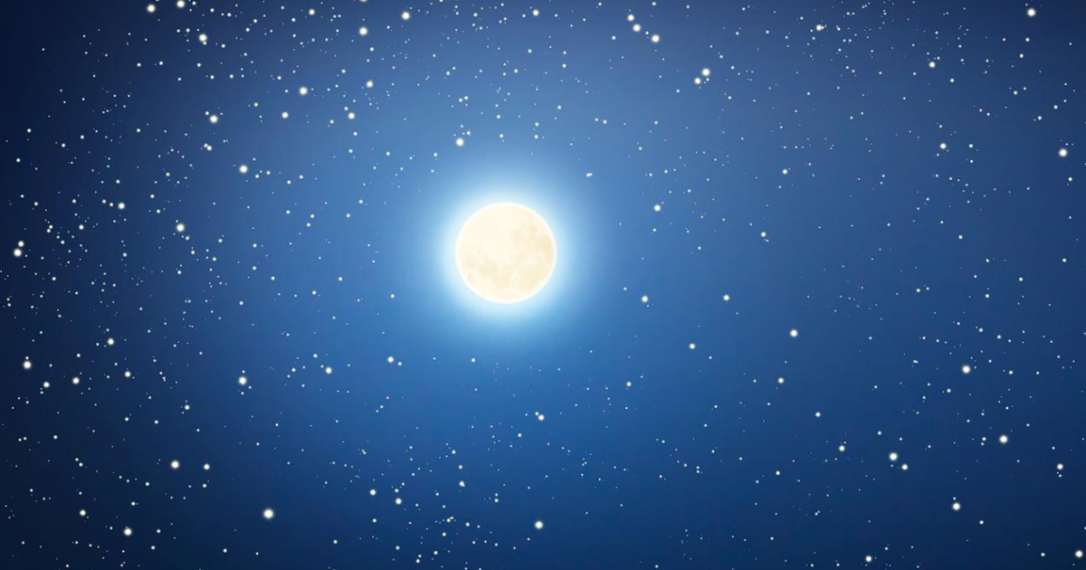 La lune dans les ténèbres