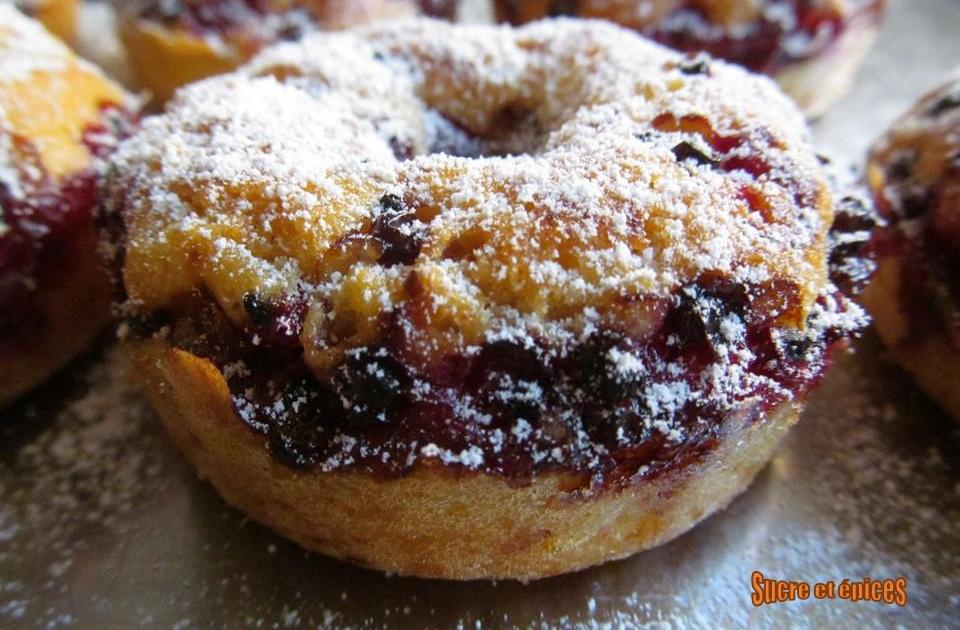 Mini donuts moelleux aux groseilles