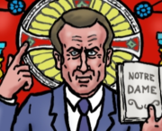        Macron le sauveur de Notre-Dame
