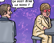Macron au concert d'Elton John