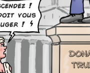 Trump sur son piédestal