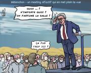 le meeting olfactif de Mélenchon