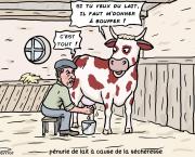 Moins de lait dans les biberons !