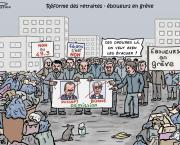 Réforme des retraites - éboueurs en grève