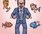 Macron et son poisson d'avril