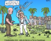 Une visite tourmentée pour Marine Le Pen en Guadeloupe