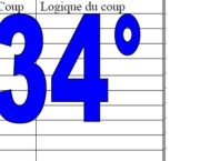 34° diagosudoku, avec la solution du trente-troisième