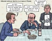 Hollande invité à un repas à l'Elysée