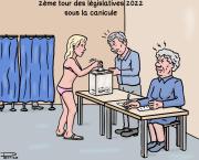 2ème tour des législatives sous la canicule