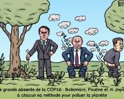 Cop26 : les grands absents 