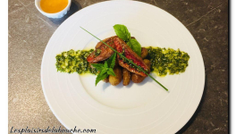 Filets de Rougets pistou d'herbes et pommes de terre nouvelles