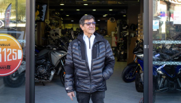 Un motard corse pleine d'histoires