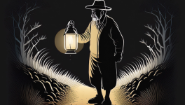 Le vieil homme et la lanterne