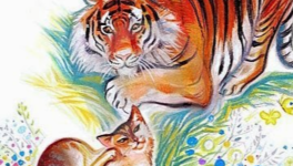 From Purrs to Roars : The Love Tale of the Pussy Cat and the Tiger
