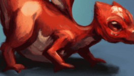 Notre dragon au gros bidon