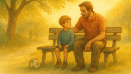 -5- Petit Benoît dit à son papa…