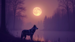 Lune fauve ...