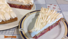 Tarte meringuée aux framboises et abricots - Recette en vidéo