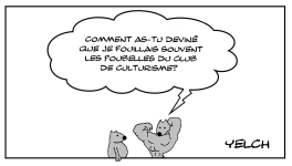 Le rat du club de culturisme