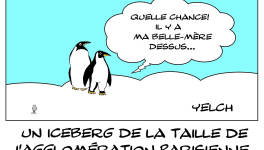 Iceberg fuyant