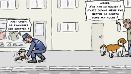 Fini les crottes de chiens sur la voie publique !