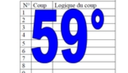 59° diagosudoku, avec la solution du cinquante-huitième