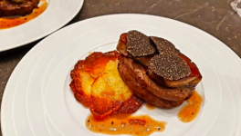 Filet de boeuf Rossini truffé et pomme de terre Maxim's