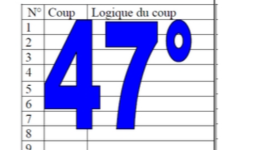 47° diagosudoku, avec la solution du quarante-sixième