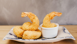 Beignets aux crevettes