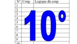 10° diagosudoku, avec la solution du neuvième